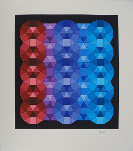 Victor vasarely composition - vasarely,