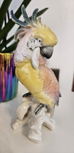 Oiseau perroquet porcelaine - en,