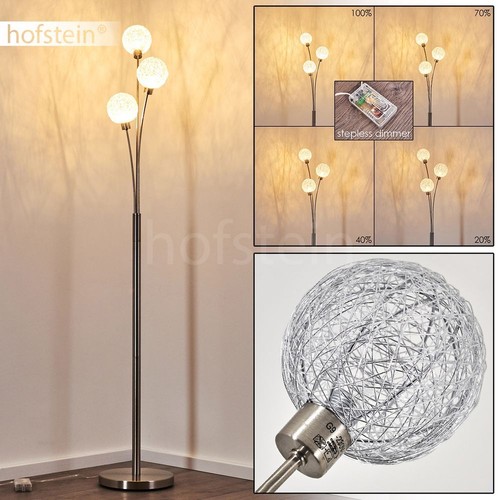 Lampadaire argenté lampe - lampadaire,