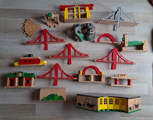 Lot train brio - brio, bois