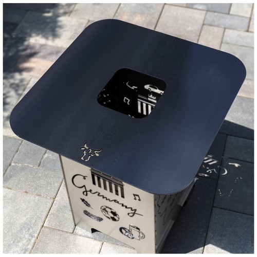 Plaque grill - grill,