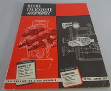 Repair Manual Revue Technique Citroen T 23 status 01/1963