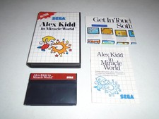 Alex Kidd in Miracle World rare Action Art Variant ☆ Complete Sega Master System