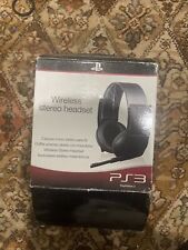 Wireless Stereo Headset PS3 UNTESTED