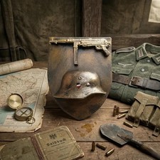 Blason Casque allemand MP 40