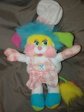 Peluche Popples Cuisinier / Série Costume/ Mattel/Popples Vintage.