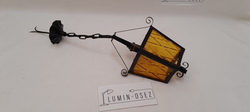 Ancien lustre lanterne fer - ancien,
