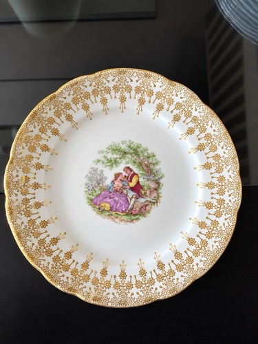 Assiettes plates porcelaine