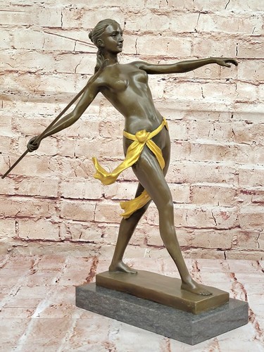 Sculpture bronze de - en, nu