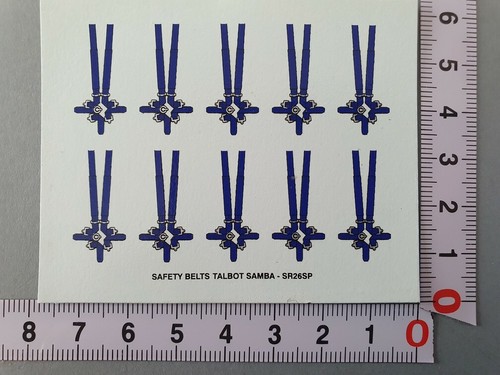 Anciens old decals - decals, 1/43