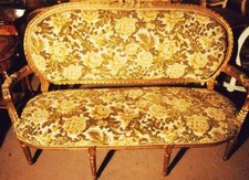 Canapé OR CANAPÉ SIÈGE TRANSAT MEUBLE baroque rococo Louis taille XV XVI empire ancien