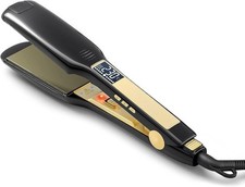 Fer à Lisser pour Cheveux Professionnel Avec Large En Titane Et Exposition