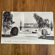Postcard Cpa - Geneve - Le Jet