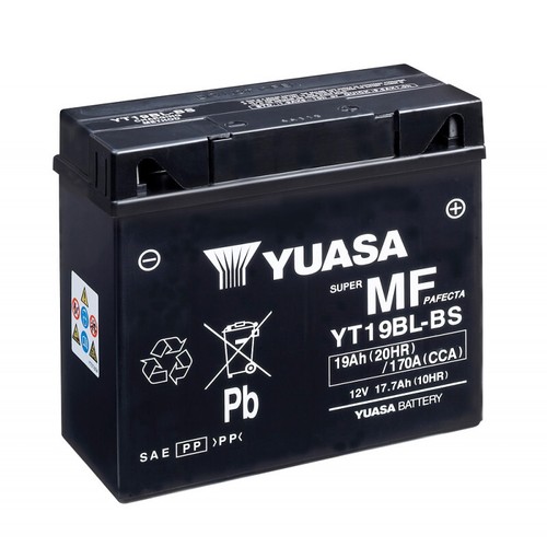Batterie moto yuasa yt19bl - batterie, yt19bl-bs