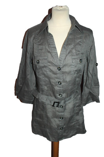 Chemisier tunique lin femme - chemisier,