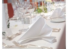 Nappe unie blanche 2m x 1m50