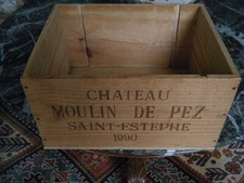 Stamp, wooden plate, fish mill castle, Saint Estèphe 1990
