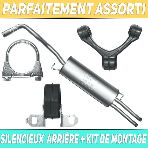 Pot échappement arriere - déchappement,