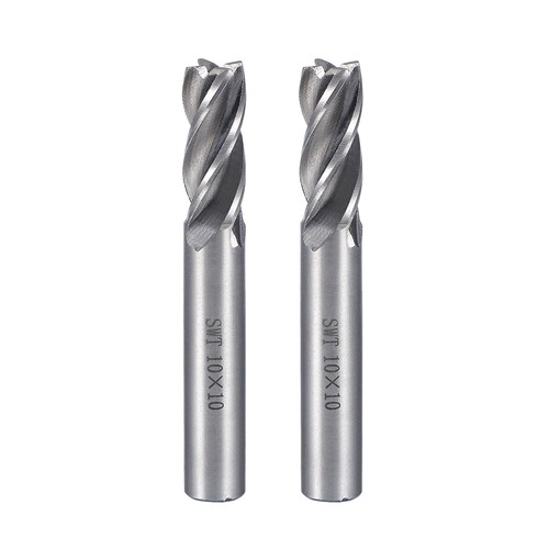 2pcs 10mm tige - tige, droit