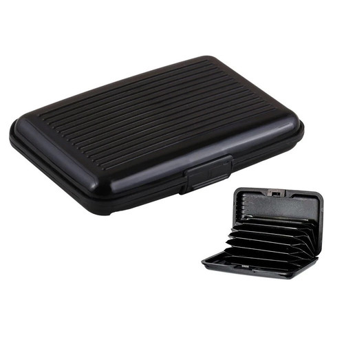 Porte cartes etui aluminium - cartes, 6