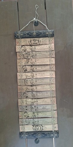 Rare calendrier lontar - -,