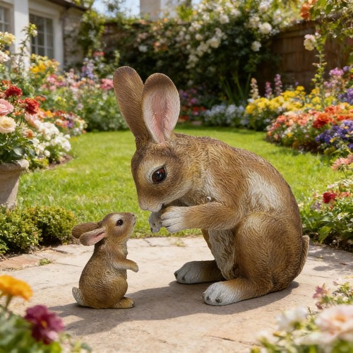 Statue lapin jardin - de,
