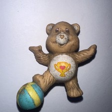 BISOUNOURS VINTAGE A.G.C. 1985 GROSCHAMPION - CHAMP BEAR AGC - 5 cm high