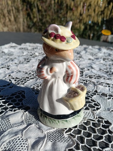 Figurine porcelaine souris - porcelaine,