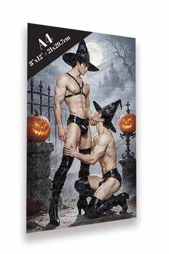 Gay art leather abs two - leather,