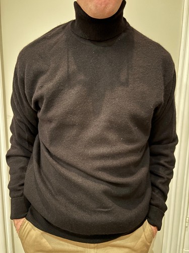 Pull col roulé noir - ***,