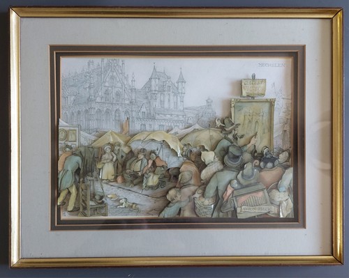 Anton pieck tableau relief - anton,