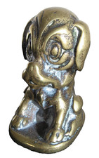 Bonzo par George Studdy Statue sculpture bronze chien BOULEDOGUE assis BD 1920