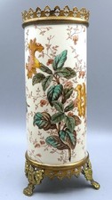 Superbe vase rouleau monture