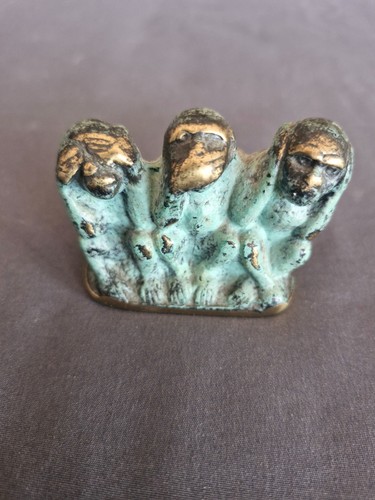 Presse papier bronze trois - bronze,