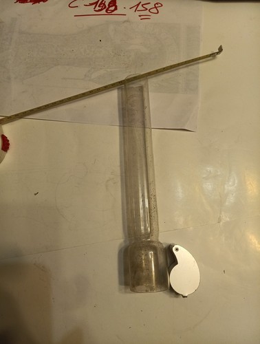 Verre lampe pétrole - lampe,