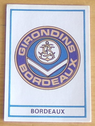 1976 bordeaux girondins - bordeaux,
