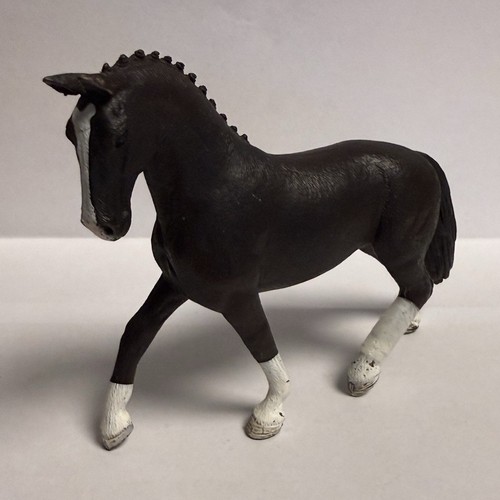 Schleich figurine cheval noir - schleich,