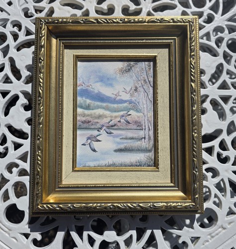 Tableau encadré canards en - encadré,