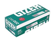 1000 TUBES Menthol EXTRA GIZEH