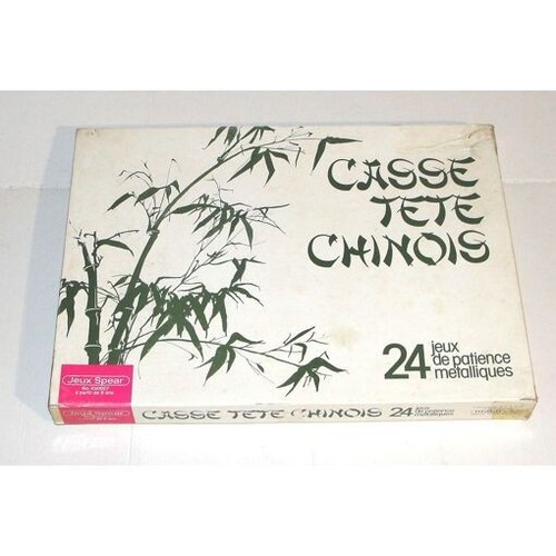 Casse tete chinois jeux de - chinois,