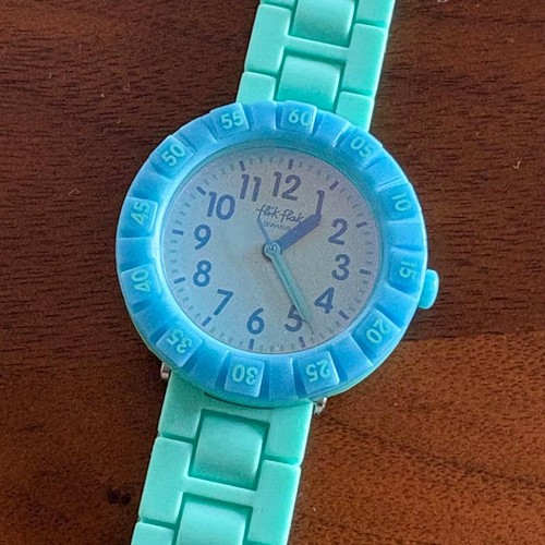 Flik flak watch blue splash - watch,