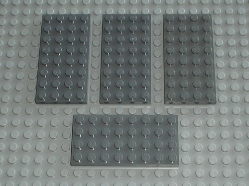 Lego dkstone plate x 8 - x, 4