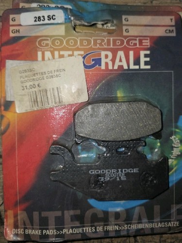 Plaquettes frein goodridge - plaquettes,