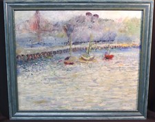 C 1910  joli tableau HST