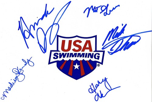Usa swimming signed 8x10 photo - 8x10,