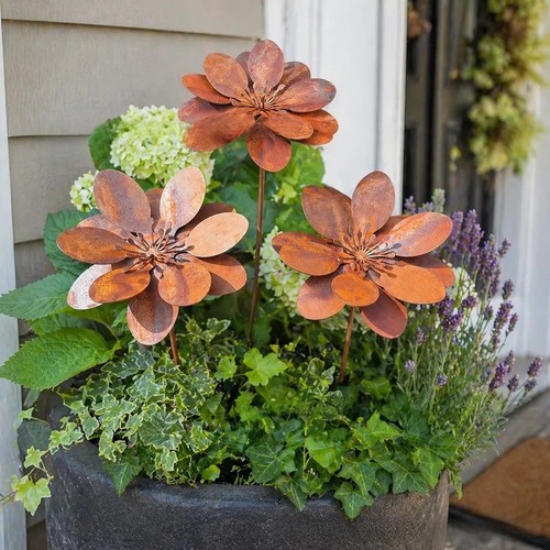 Piquet fleurs jardin en - piquet,