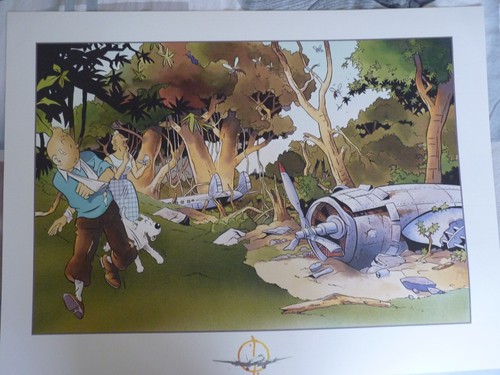 Affiche tintin la - affiche,