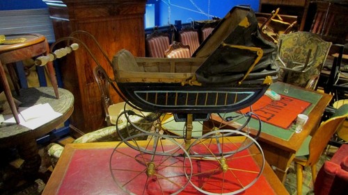 Ancien landau poussette - ancien,