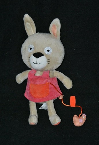 Peluche doudou lapin oxybul - peluche,
