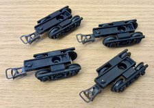 JOUEF lot 4 bogies noirs pour voiture voyageur - HO 1/87